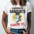 Kids Kindergarten Nailed It Shirt 2019 Shark Graduation Tee Unisex Jersey T-Shirt