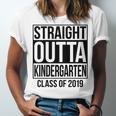 Kids Straight Outta Kindergarten Class Of 2019 Graduation Unisex Jersey T-Shirt