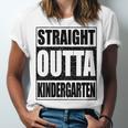 Kids Straight Outta Kindergarten Shirt Boy Girl Graduation Unisex Jersey T-Shirt