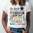 Kindergarten Graduation Graduate 1st Grade Here I Come Kids Unisex Jersey T-Shirt