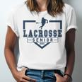 Lacrosse Senior Night Lacrosse Senior 2025 Graduation 33 Unisex Jersey T-Shirt