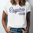 Lawyers Graduation Esquire Est 2018 Graduate Shirt Unisex Jersey T-Shirt