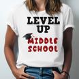 Level Up Middle School 5th Grade Graduation Unisex Jersey T-Shirt