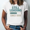 Still Loading Since 1999 Retro Tech Nostalgia Premium Tri-Blend Unisex Jersey T-Shirt
