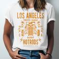 Los Angeles Hotrods Automotive Nostalgia Distressed Premium Tri-Blend Unisex Jersey T-Shirt