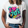 I Love The 70s Retro Cassette Roller Vinyl Disco Nostalgia Premium Tri-Blend Unisex Jersey T-Shirt I Love The 70s Retro Cassette Roller Vinyl Disco Nostalgia Premium Tri-Blend Unisex Jersey T-Shirt