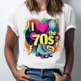 I Love The 70s Retro Cassette Roller Vinyl Nostalgia Vibes Premium Tri-Blend Unisex Jersey T-Shirt I Love The 70s Retro Cassette Roller Vinyl Nostalgia Vibes Premium Tri-Blend Unisex Jersey T-Shirt