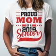 Mom Class Of 2019 Senior Graduation T-Shirt High School Unisex Jersey T-Shirt