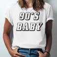 Nineties Era Nostalgia Lover Retro Born 90s Baby Vibes Unisex Jersey T-Shirt