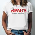 No Bags At SPAG'S Shrewsbury Defunct Store Nostalgia Vintage Premium Tri-Blend Unisex Jersey T-Shirt