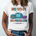 No Wi-Fi No Problem – Retro Dial Up Tech Nostalgia Unisex Jersey T-Shirt