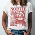 North Pole Book Club Christmas Unisex Jersey T-Shirt North Pole Book Club Christmas Unisex Jersey T-Shirt