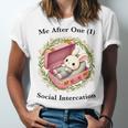 Me After One Social Interaction Introvert Saying Unisex Jersey T-Shirt Me After One Social Interaction Introvert Saying Unisex Jersey T-Shirt