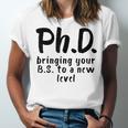 Phd Shirt Bs Doctorate Graduation Doctoral Unisex Jersey T-Shirt