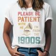 Please Be Patient With Me I'm From The 1900s Cool Gramophone Premium Unisex Jersey T-Shirt
