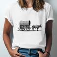 Please Be Patient I'm From The 1900s Oxen And Wagon Premium Unisex Jersey T-Shirt