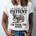 Please Patient I'm From The 1900s Quote Vintage Horse Unisex Jersey T-Shirt