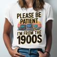 Please Be Patient I'm From The 1900s Retro Computer Raglan Baseball Tee Unisex Jersey T-Shirt