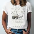 Please Be Patient I'm From The 1900s Retro Premium Tri-Blend Unisex Jersey T-Shirt
