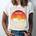 Please Be Patient I'm From The 1900s Sunset Vintage Wagon Premium Unisex Jersey T-Shirt