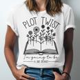 Plot Twist I'm Going To Be A Big Brothers Literary Book Boys Unisex Jersey T-Shirt