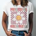 Preschool Graduation Graduate Cute Groovy Last Day Of Pre K Unisex Jersey T-Shirt