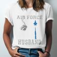 Proud Air Force Husband US Air Force Graduation Husband Unisex Jersey T-Shirt