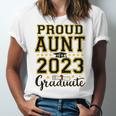Proud Aunt Of A 2023 Graduate Family Matching Graduation Unisex Jersey T-Shirt