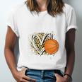 Proud Aunt Of A 2026 Senior Basketball Graduation Leopard Premium Tri-Blend Unisex Jersey T-Shirt