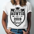 Proud Auntie Of a 2019 Grade Aunt Graduation Unisex Jersey T-Shirt