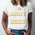 Proud Aunty Of 2023 Class MBA Graduate Family Graduation Unisex Jersey T-Shirt