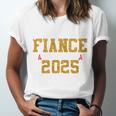 Proud Fiance Of A 2025 Graduate Fiance Graduation 2025 Senio Unisex Jersey T-Shirt