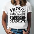 Proud Grandparent Of A Class Of 2024 Graduate Graduation Unisex Jersey T-Shirt