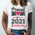 Proud Mom Of A 2021 Graduate Senior Graduation Unisex Jersey T-Shirt