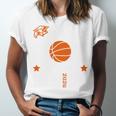 Proud Mom Of a Basketball Senior Class Of 2026 Graduation Unisex Jersey T-Shirt