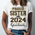 Proud Sister Of A 2024 Graduate Senior Graduation Unisex Jersey T-Shirt
