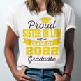 Proud Sister In Law Of 2022 Graduate Class 2022 Graduation Unisex Jersey T-Shirt