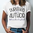 Published Author Est 2024 Ask Me About My Book Authors Books Unisex Jersey T-Shirt