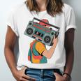 Retro 90s Boombox Nostalgia Party For Music Lovers Men Women Unisex Jersey T-Shirt