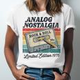 Retro Cassette Case 70s Vintage Music Analog Nostalgia Unisex Jersey T-Shirt