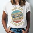 Retro Cassette Never Forget Nostalgia Vintage Unisex Jersey T-Shirt Retro Cassette Never Forget Nostalgia Vintage Unisex Jersey T-Shirt