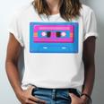 Retro Cassette Tape Tee 90s Nostalgia Aesthetic Unisex Jersey T-Shirt