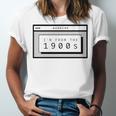 Retro Computer Screen I'm From The 1900s Birthday Unisex Jersey T-Shirt