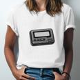 Retro Pager 90s Nostalgia Premium Tri-Blend Unisex Jersey T-Shirt