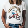 This How I Rolled Retro Tricycle 80s 90s Kid Nostalgia Premium Tri-Blend Unisex Jersey T-Shirt This How I Rolled Retro Tricycle 80s 90s Kid Nostalgia Premium Tri-Blend Unisex Jersey T-Shirt