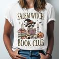 Salem Witch Book Club Raccoon Reading Unisex Jersey T-Shirt