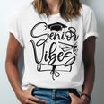 That Says Senior Vibes Graduation Diploma School Spirit Unisex Jersey T-Shirt