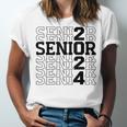 Senior 2024 Class Of 2024 Graduation 2024 Women Boy Girl Unisex Jersey T-Shirt
