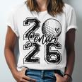 Senior 2026 Golf Player Heart Graduation Girls Teens Unisex Jersey T-Shirt