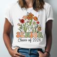 Senior 2026 Graduate Class Of 2026 Wildflowers Graduation Unisex Jersey T-Shirt
